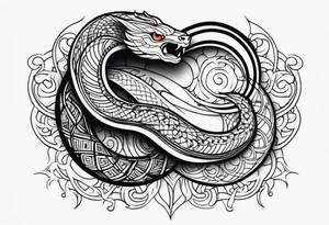 Serpent tattoo idea