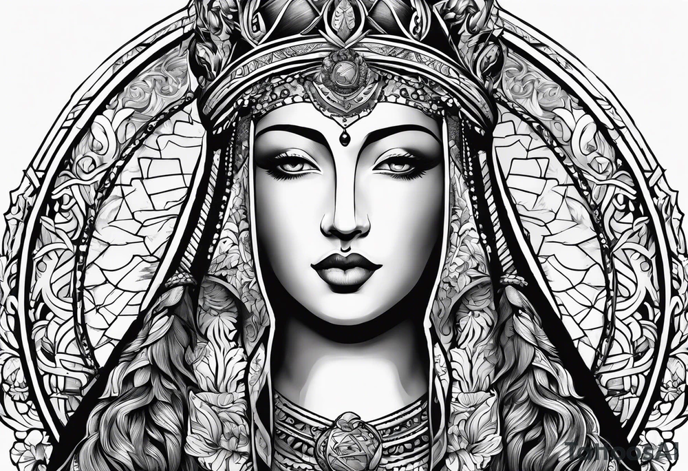Be still, powerful, christian, faith tattoo idea