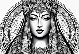 Be still, powerful, christian, faith tattoo idea