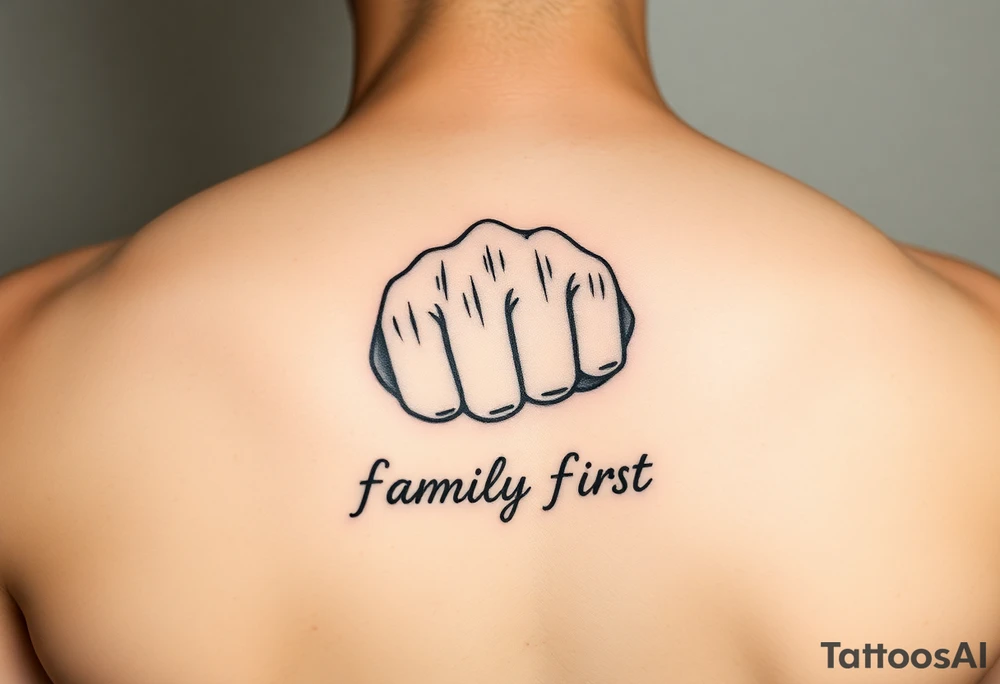 “family first”, mental health healing, cancer astrological sign, closed fist tattoo idea