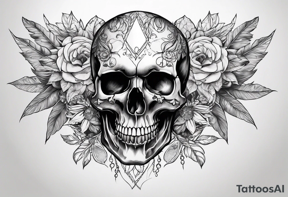 skull tattoo idea