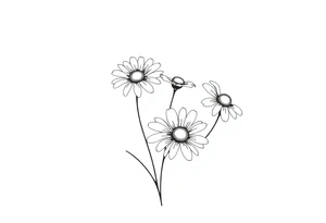 Daisies tattoo idea