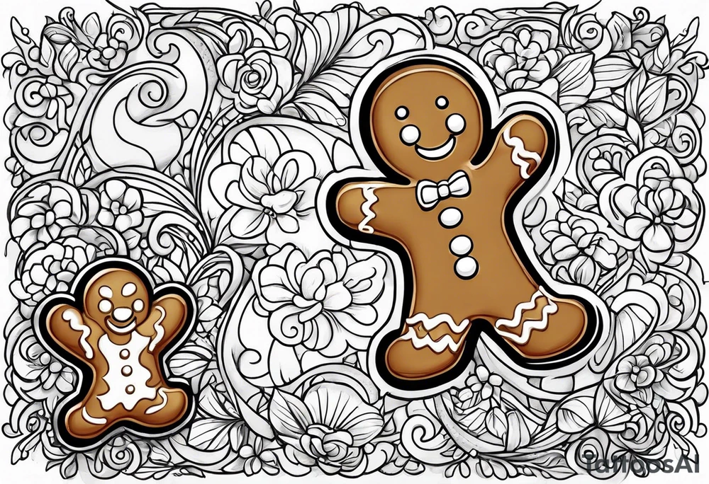 gingerbread man from shrek tattoo idea