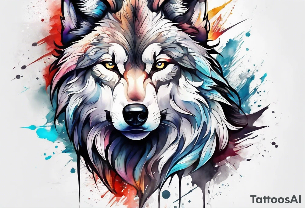 Lobo wolf for a male tattoo tattoo idea