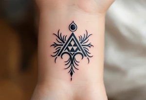 A comma with a dot above tattoo idea
