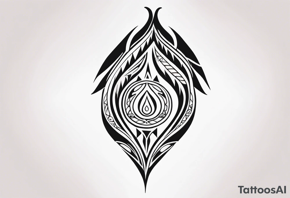 Polynesian maori hook tattoo tattoo idea