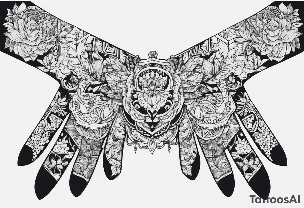 Hand tattoo tattoo idea