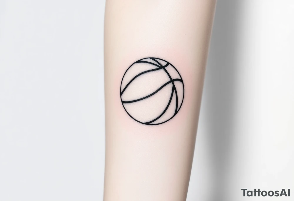 Basketball tattoo idea