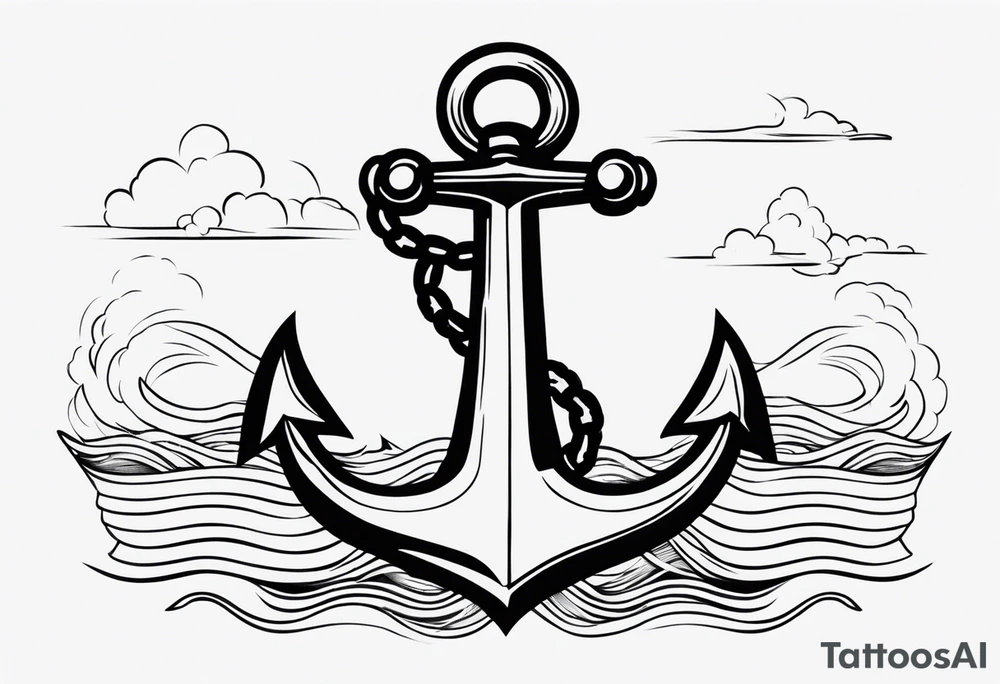 anchor tattoo idea