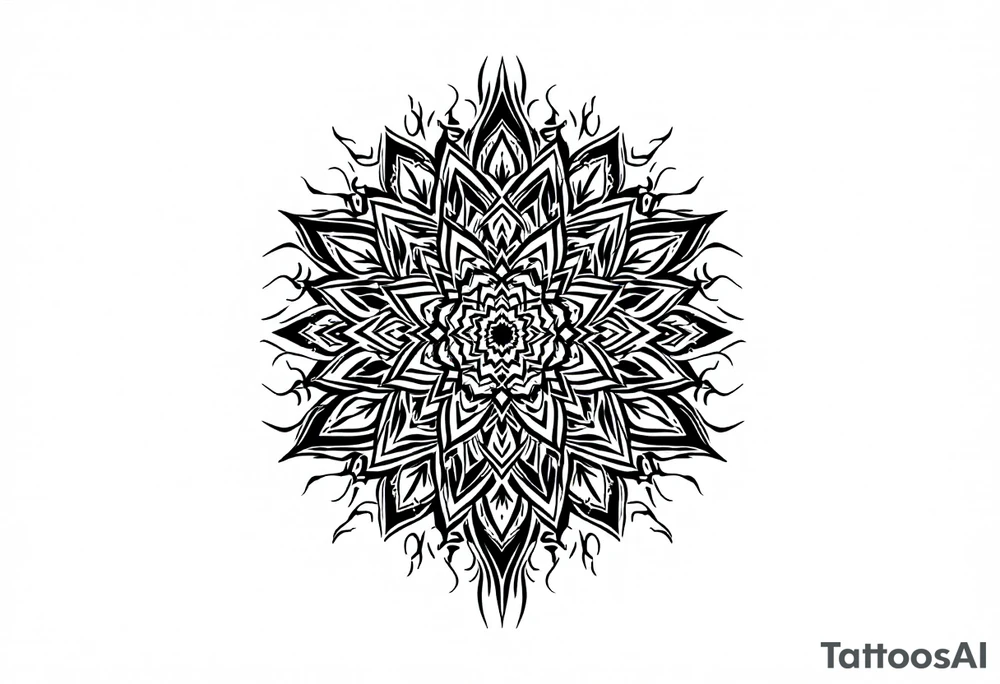 mandala tattoo idea