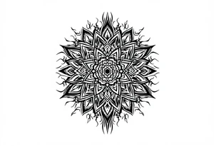 mandala tattoo idea