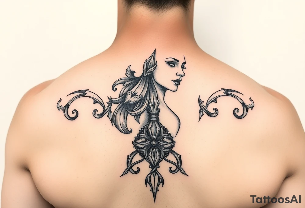 Skyla in old English tattoo idea