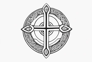 Nordic, viking small and dainty symbol tattoo idea