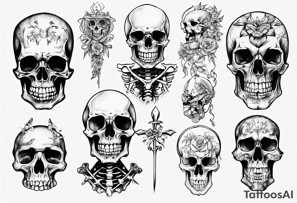 Skeleton tattoo idea