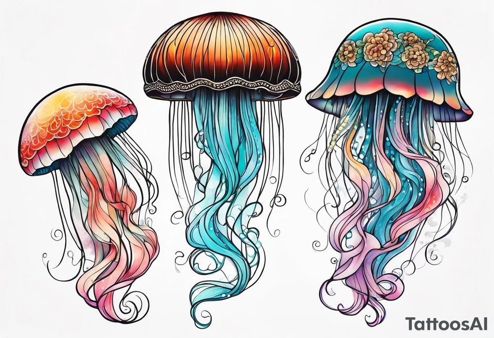 Jellyfish tattoo idea