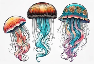 Jellyfish tattoo idea