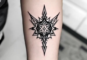 corbeau tribal tattoo idea