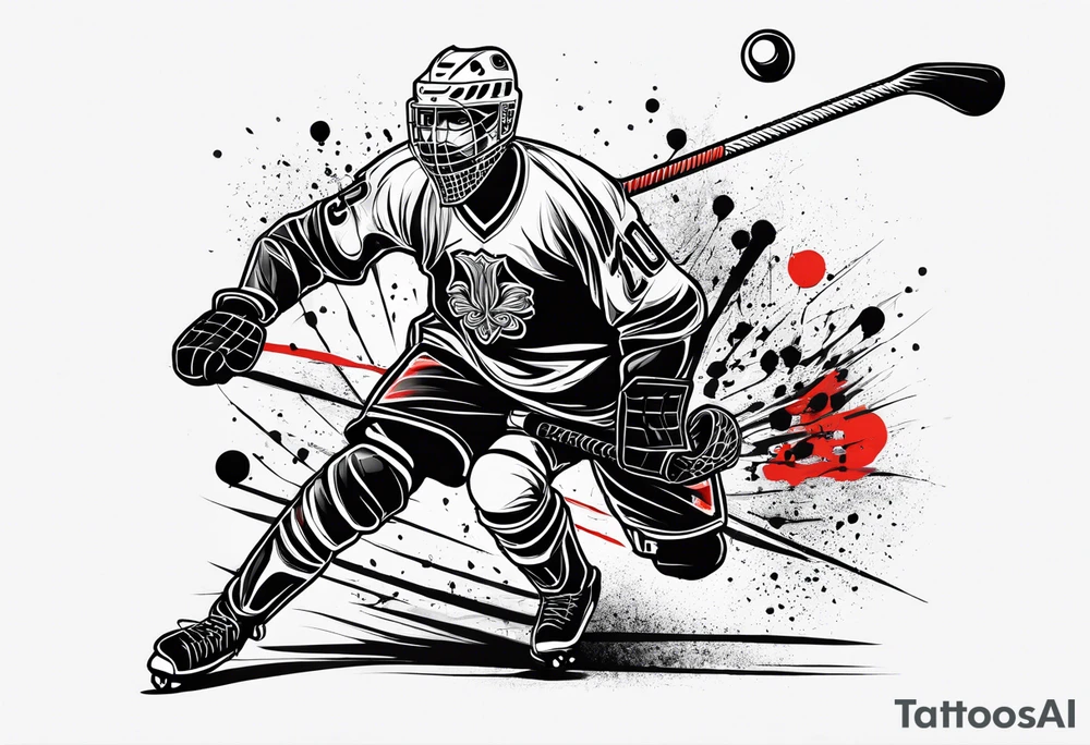 Floorball tattoo idea