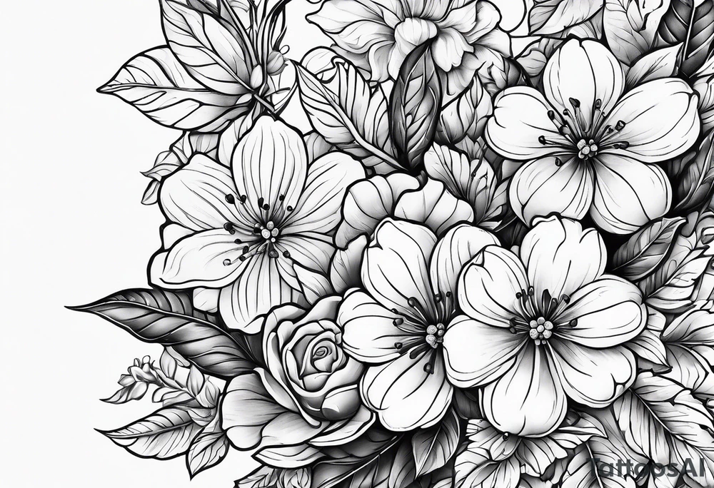 Kirschblüten tattoo idea