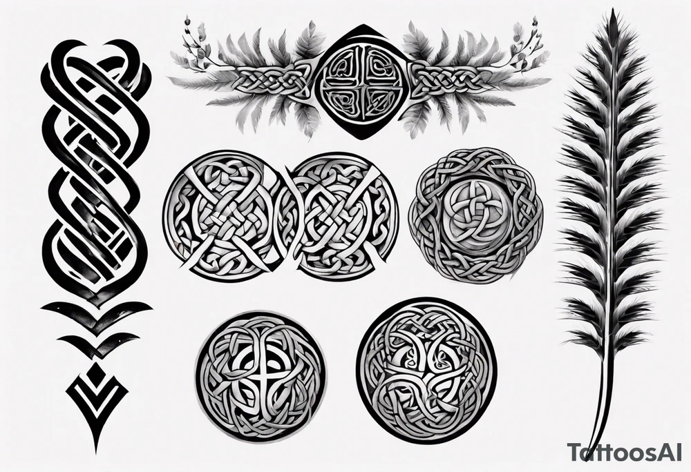 Silver Fern, Celtic knots tattoo idea