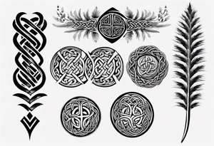 Silver Fern, Celtic knots tattoo idea