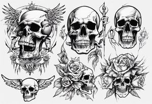 Eld skeleton tattoo idea