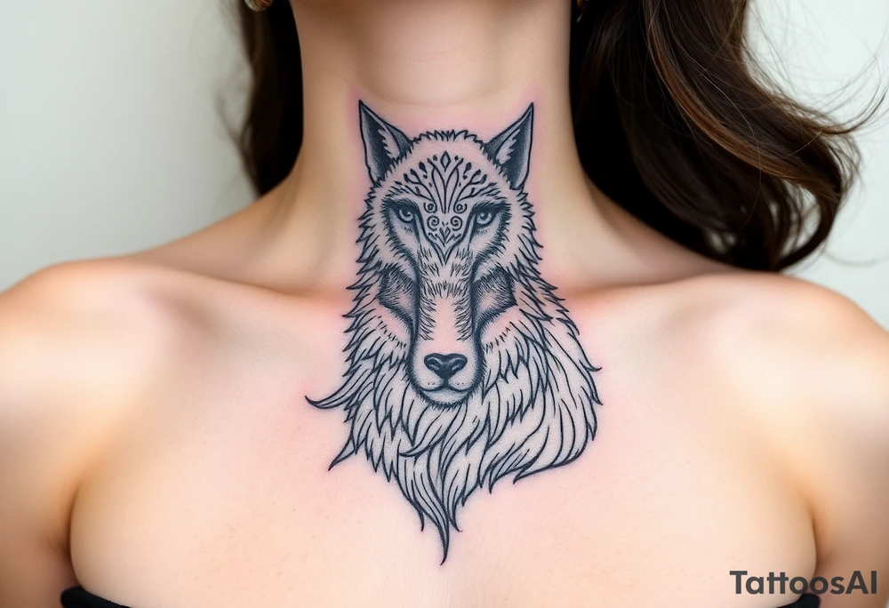 Wolf disguised as a sheep tattoo idea