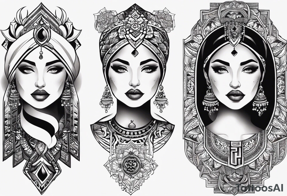 Надпись красивым шрифтом «INAYA» эстетично, тонко с рыбой tattoo idea