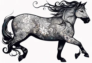 Constellation, animal tattoo idea