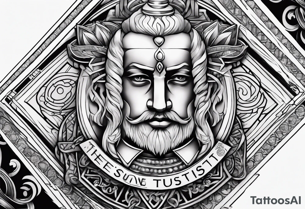 Money,trust,power tattoo idea