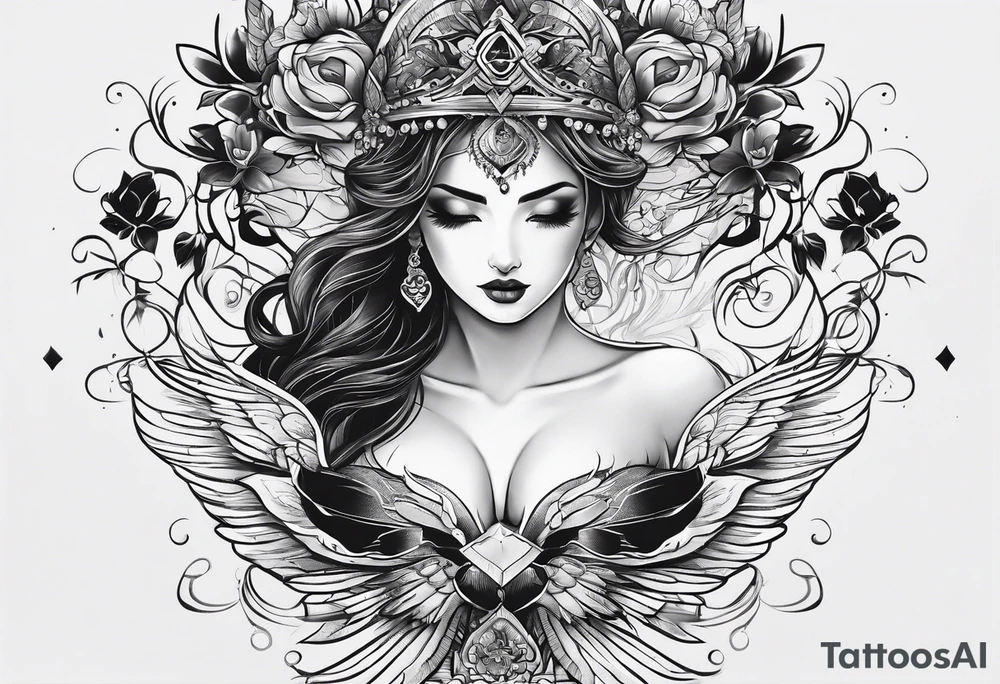 A tattoo for the chest tattoo idea