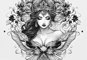 A tattoo for the chest tattoo idea