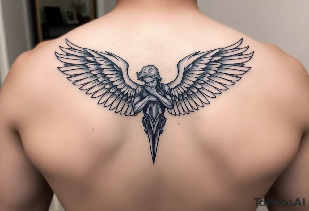 Angel tattoo idea