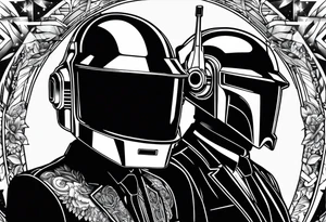 daft punk band tattoo idea