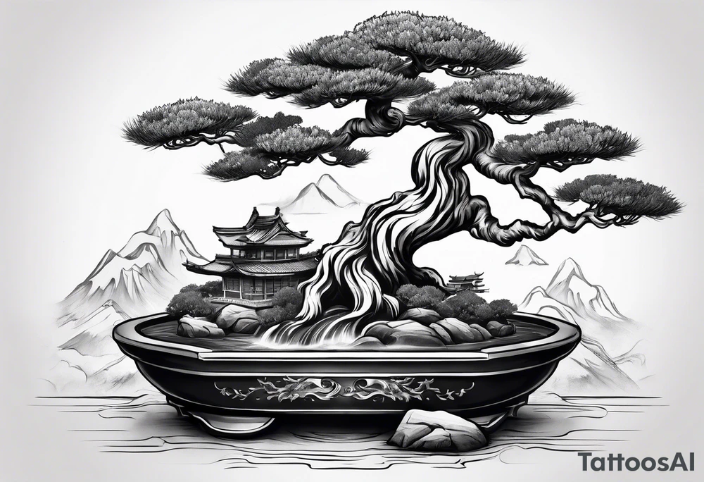 bonsai tattoo idea