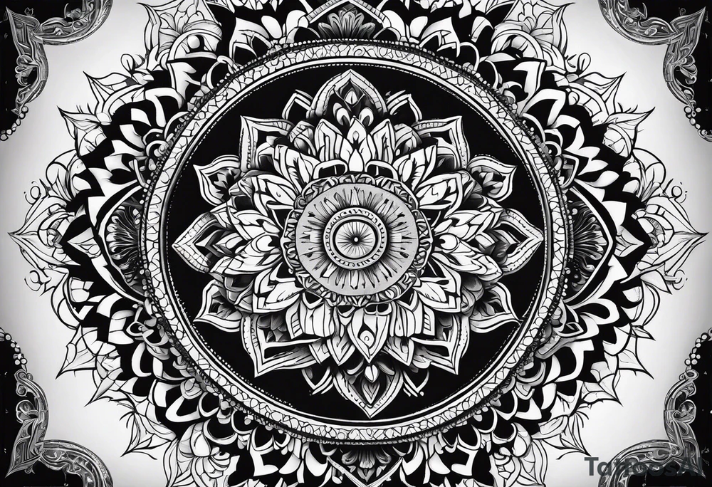mandala tattoo idea