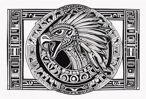 quetzalcoatl aztec tattoo idea