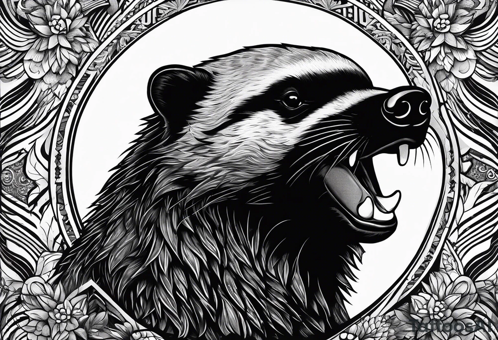 Mc honey badger tattoo idea
