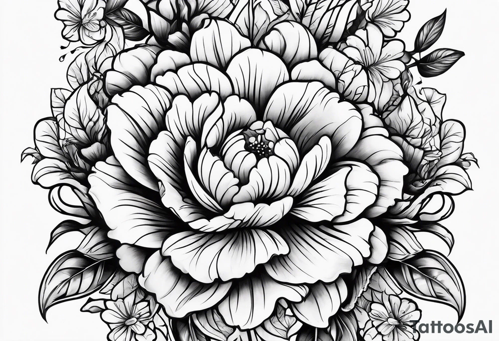 Flower tattoo idea