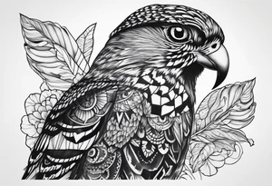 african, tattoo, bird tattoo idea