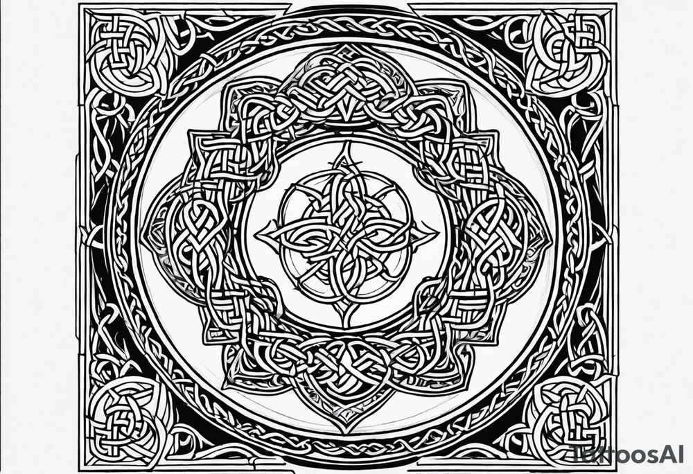 Celtic knot work tattoo idea