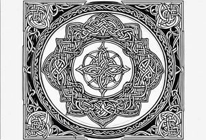 Celtic knot work tattoo idea