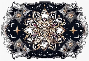A star in the sky tattoo idea