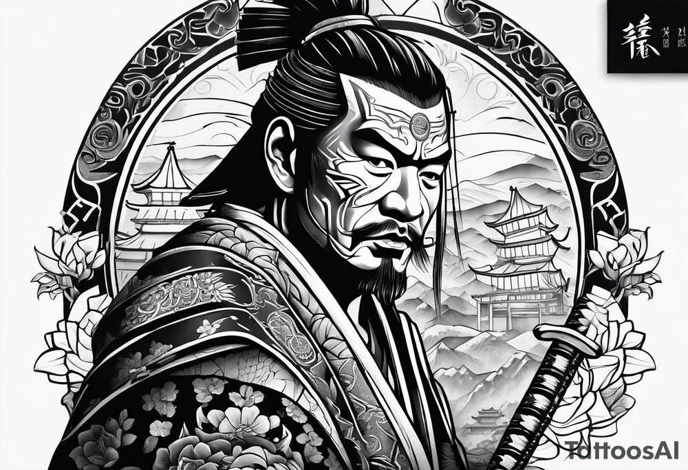 samurai tattoo idea