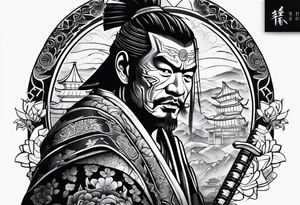 samurai tattoo idea
