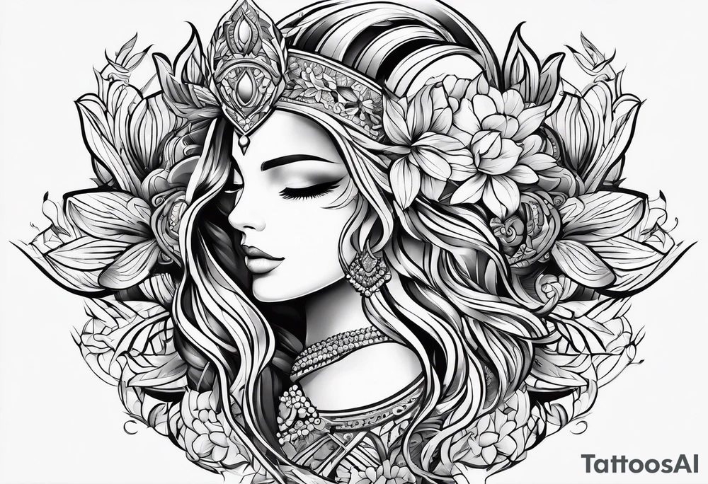 Gold tattoo idea