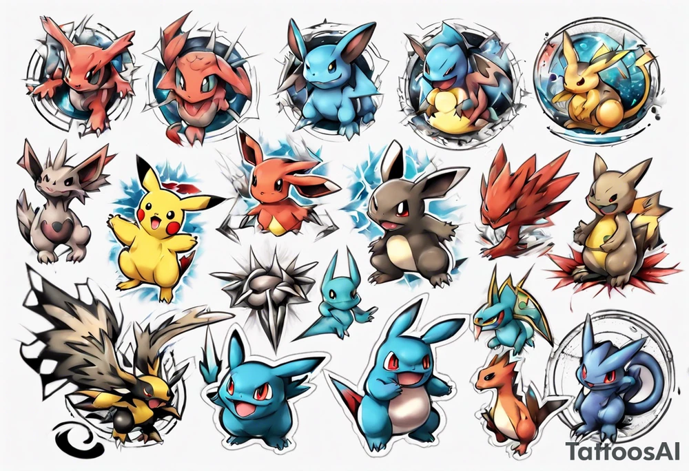 Pokemon tattoo idea