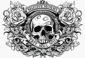 in loving memory tattoo idea