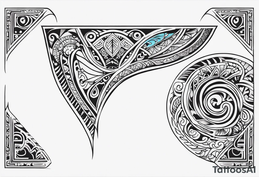Maori back and neck tattoo design tattoo idea