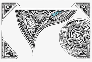 Maori back and neck tattoo design tattoo idea